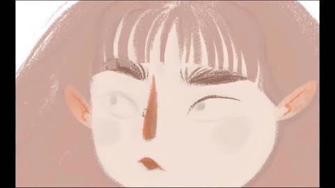 Outline The Facial Features With A Paintbrush