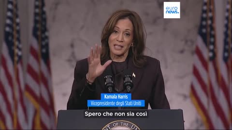 NOTIZIE DAL MONDO Kamala Harris si rivolge alla nazione dopo aver concesso??? le elezioni a Donald Trump...dicono tutto tranne che hanno straperso le elezioni i democratici,non mostrano manco la tabella finale dei risultati dalla vergogna