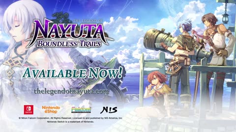 The Legend of Nayuta: Boundless Trails - Launch Trailer - Nintendo Switch
