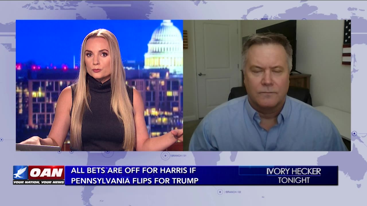 Ivory Hecker Tonight - What If Pennsylvania Flips For Trump? - W/ John Pierce, 9/18/24