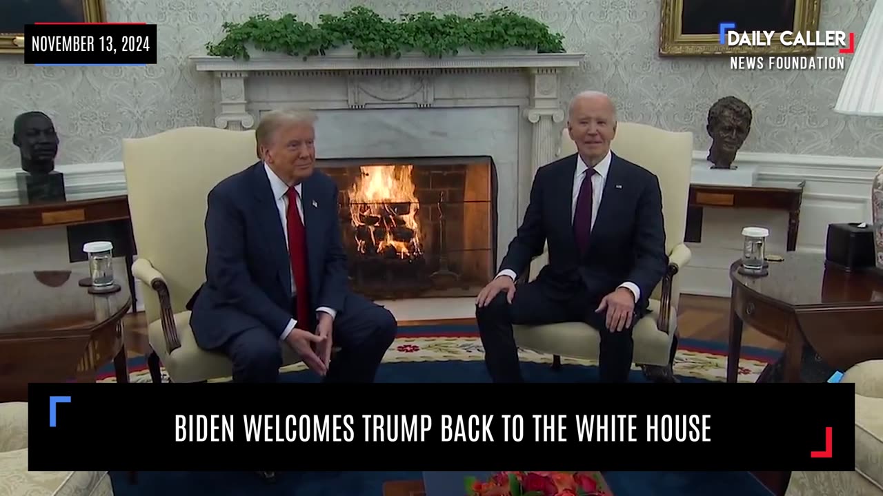 Biden Welcomes Trump Back To The White House