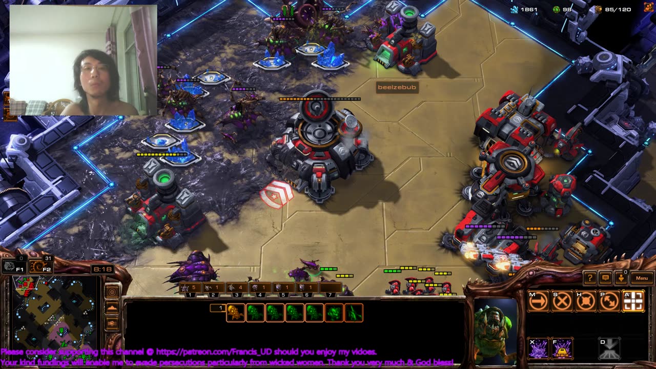 1st two games of starcraft2 since more than 3 weeks ago ,zvt&zvp, v gold terran & platinum protoss