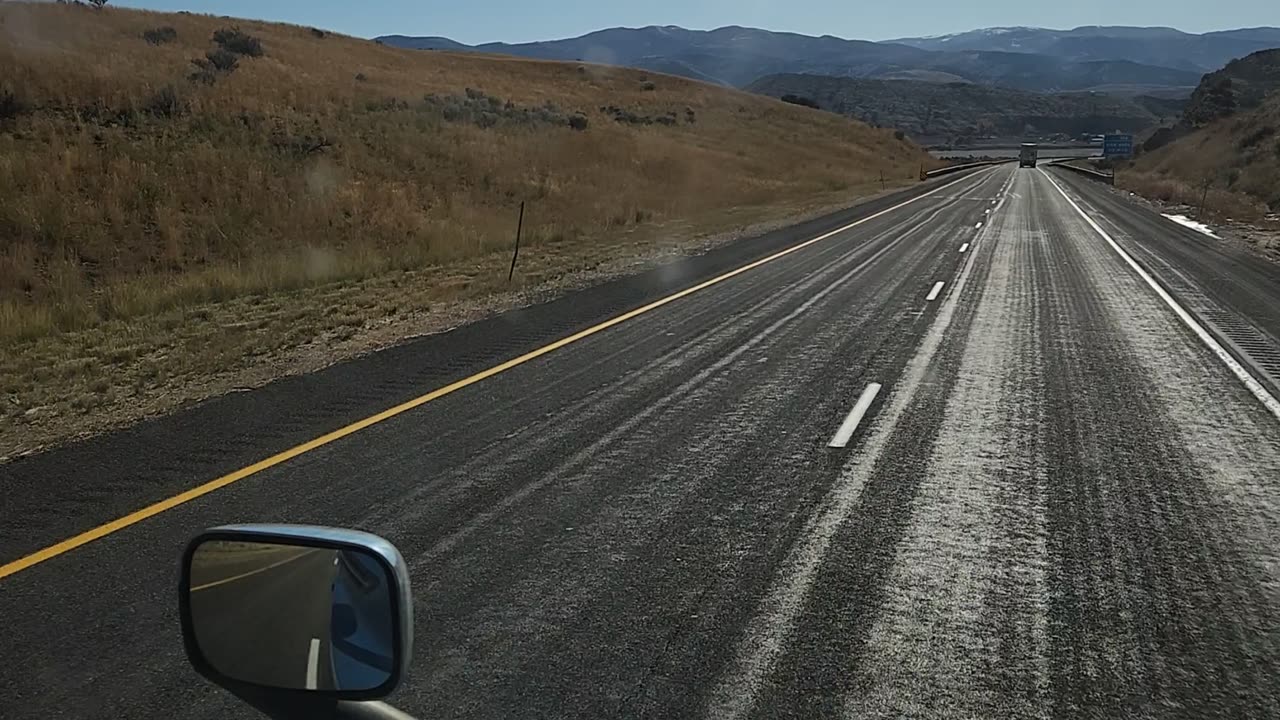 Dashcam Utah mountains