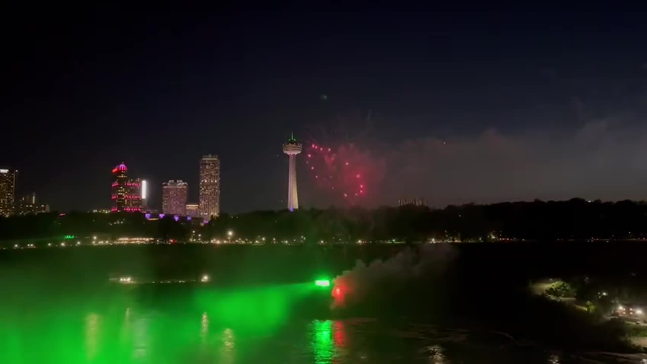 fireworks Niagara falls USAπ₯ππ»π½πΊπΈ