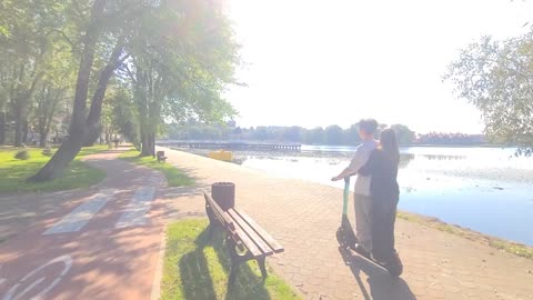 Ostróda prominade
