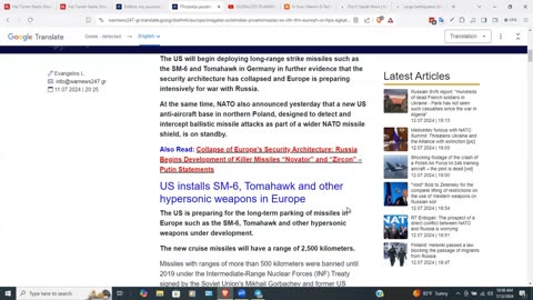 MASSIVE ESCALATION! US to Install Hypersonic Missiles in Germany and SM6 Cruise Missiles in Poland!