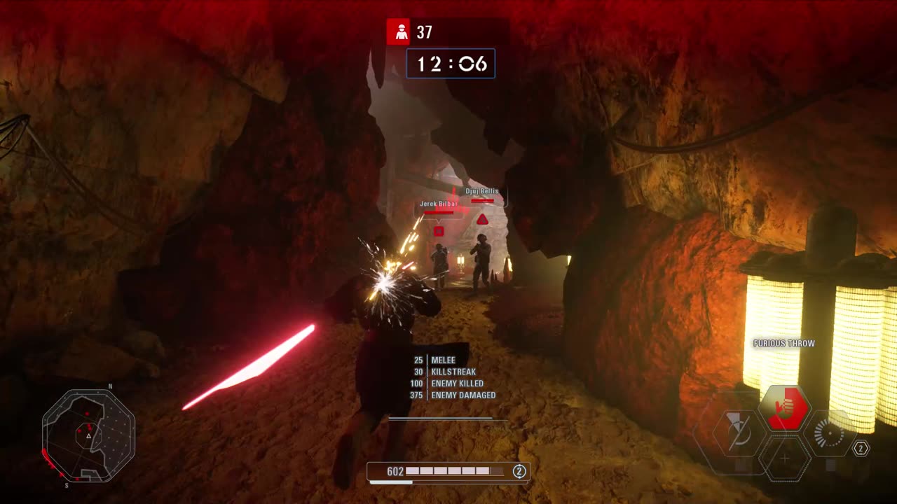 SWBF2 2017: Arcade Onslaught Darth Maul Kessel Gameplay