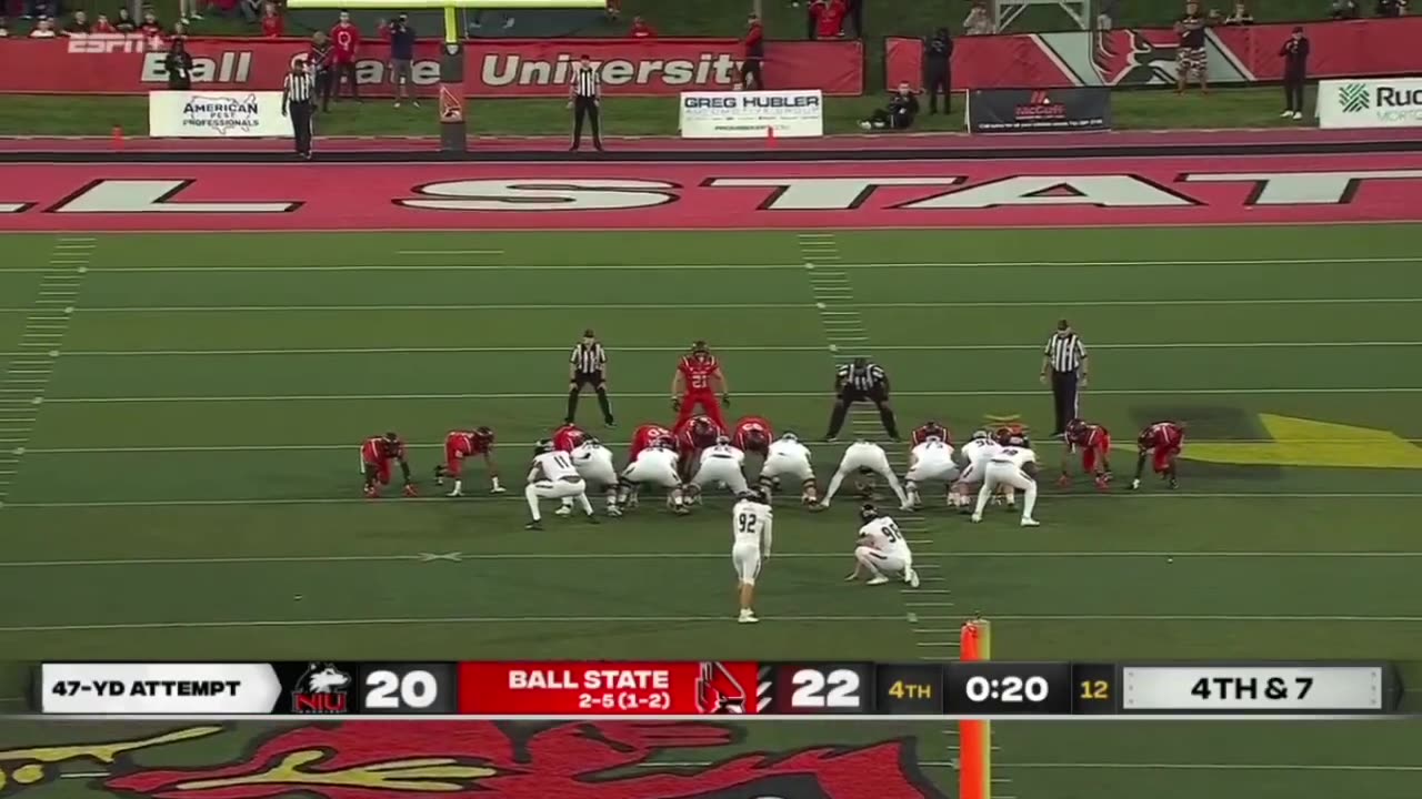 Ball St vs Northern Illinois 26/10/24