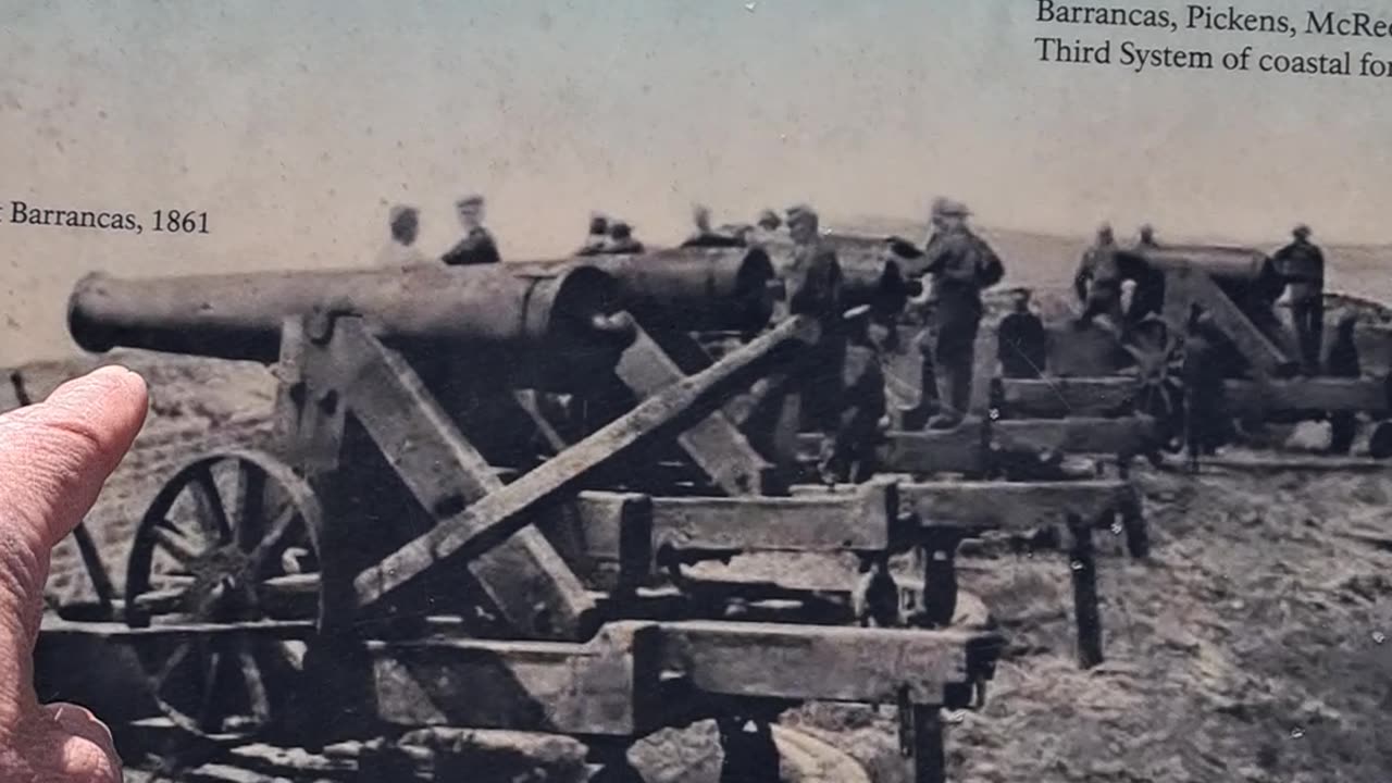 Ft. Barrancas in Pensacola, Florida from 1700's to today. 11/29/23