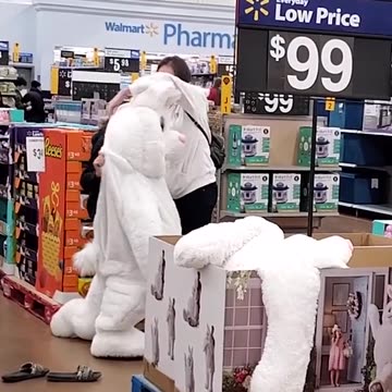 that one time my brother was the Easter bunny #thisisspook