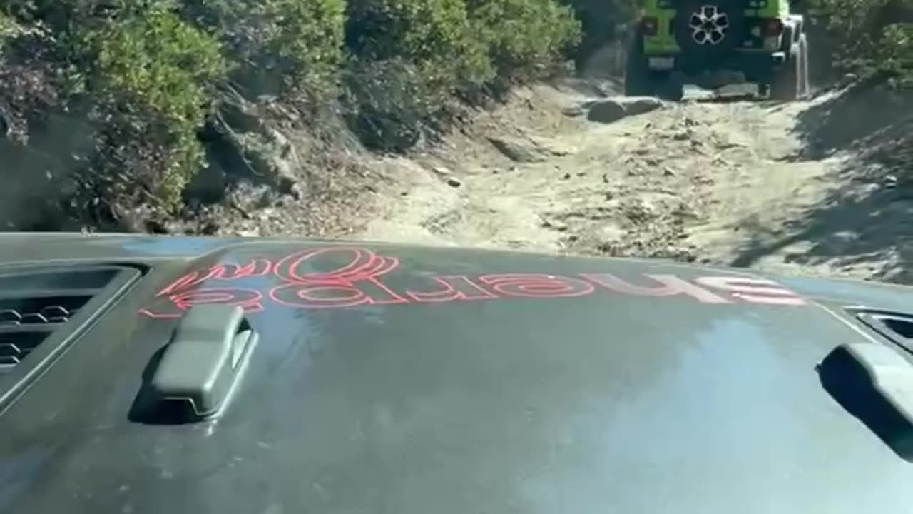 Sherpa One on the trail.... Rubicon Trail!