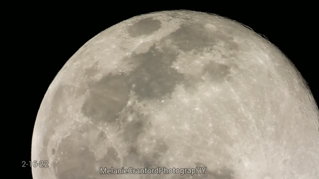 Full Snow Moon on 2-16-22