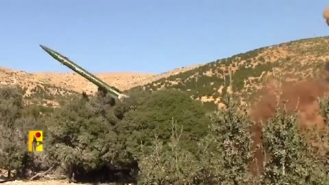 “Hezbollah published footage of a Qadir-2 ballistic missile being launched at Tel Aviv.