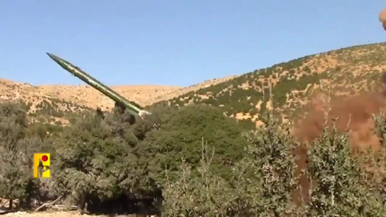 “Hezbollah published footage of a Qadir-2 ballistic missile being launched at Tel Aviv.