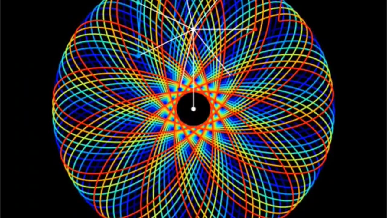 Satisfying Spirograph Animation #spirograph #animation #geometry