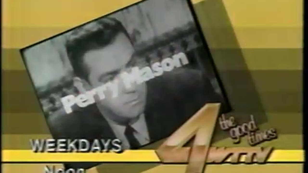 May 22, 1988 - WTTV Indianapolis Promo for 'Perry Mason'