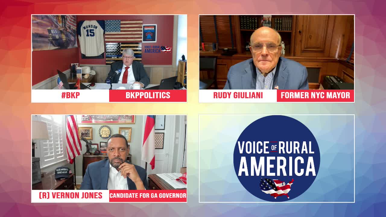 America's Mayor Rudy Giuliani joins Vernon Jones to talk about Georgia