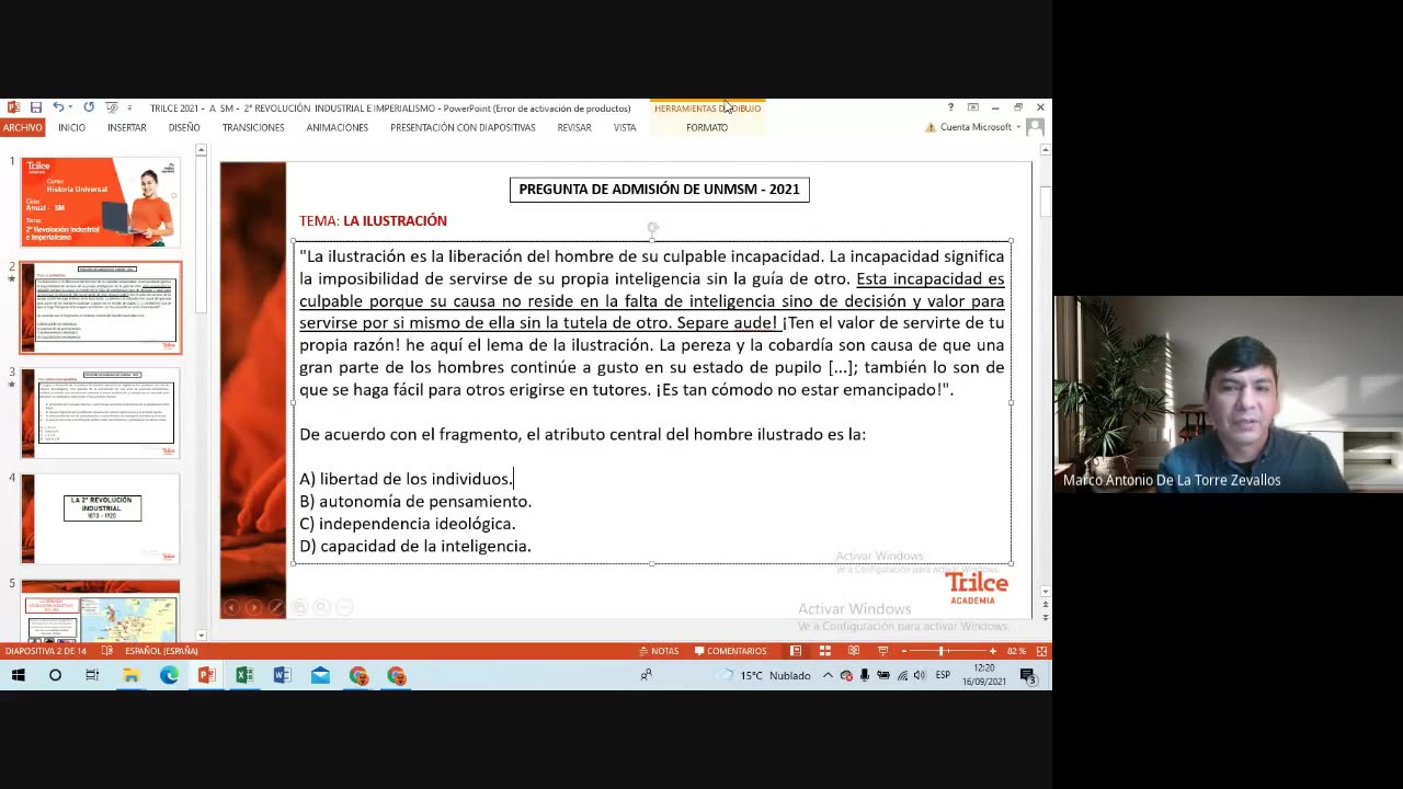 TRILCE SEMESTRAL 2021 | SEMANA 20 | H. UNIVERSAL: NUEVO ORDEN MUNDIAL