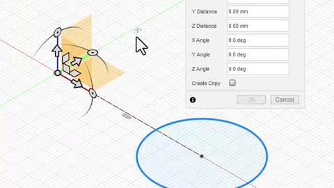 Fusion 360: Rotate set Pivot