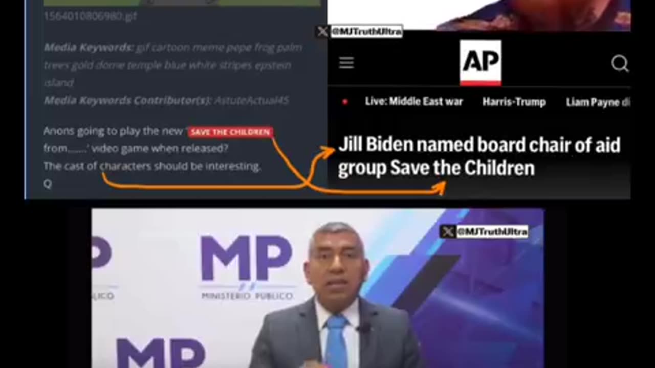 Save the Children charity in Guatemala is raided for Child Trafficking ⧸ Jill Biden