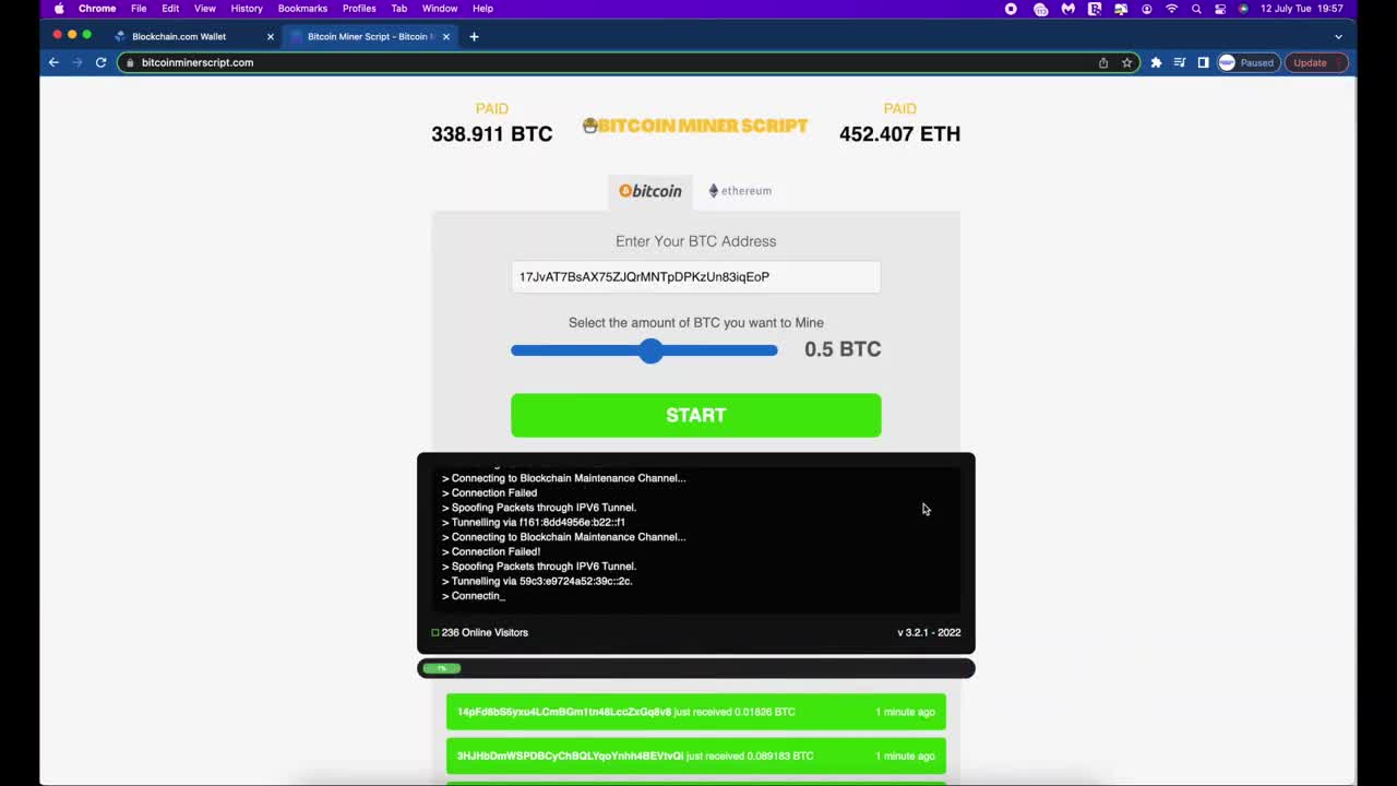 Bitcointora Review - Is This Bitcoin Miner Script Legit?