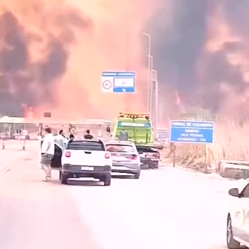 Deputada Carol de Toni mostra a fumaça das queimadas chegando em SC!