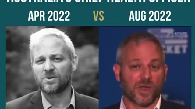 Australia Head Health Guy Changes Story