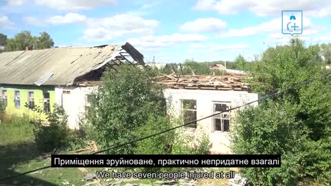 Shelling of a hospital in Sumy Oblast: a Russian missile hit the therapeutic department, eight inju