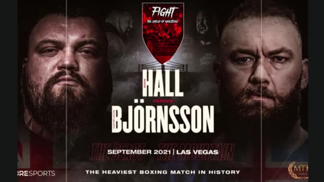 Hafthor Björnsson Defeats Eddie Hall in World's Heaviest Boxing Match #shorts