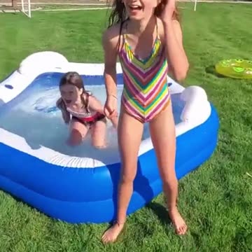 What was the chick in the last one trying to do.