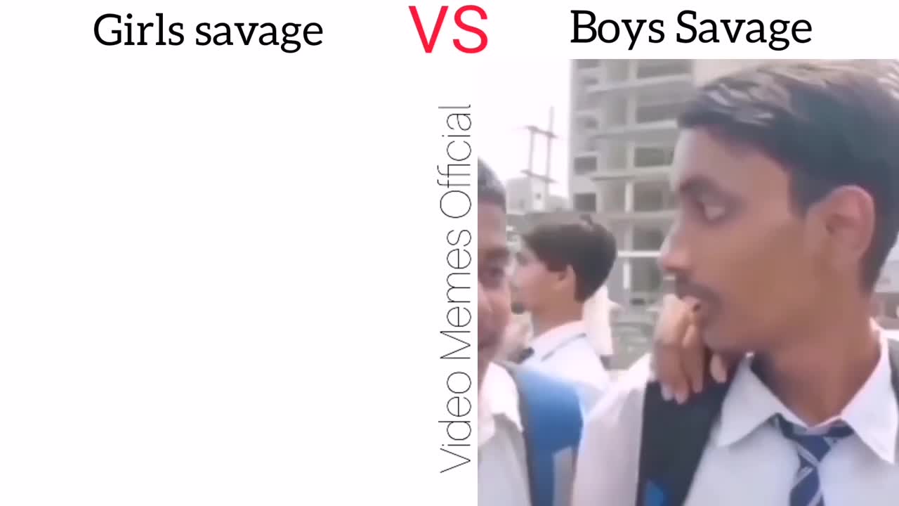 Girls Savage VS Boys Savage _ Very Funny Video #memes #girlvsboy #funny
