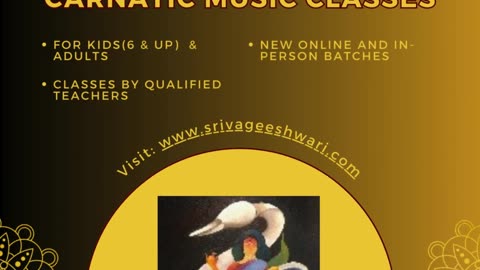 Carnatic Vocal Classes Online | Professional Tutors | SVSM