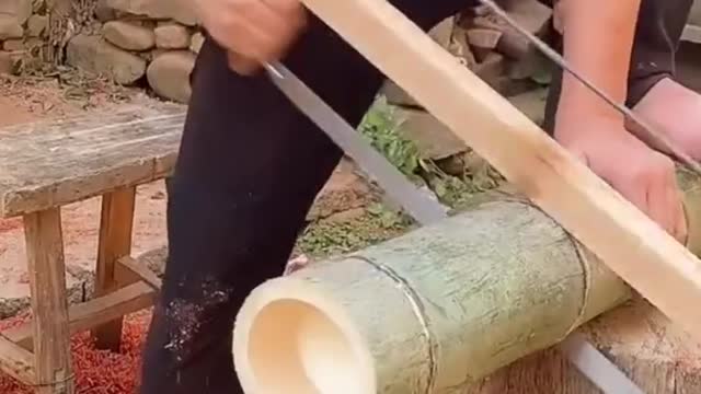 How To Make Machine Gun From Bamboo shorts