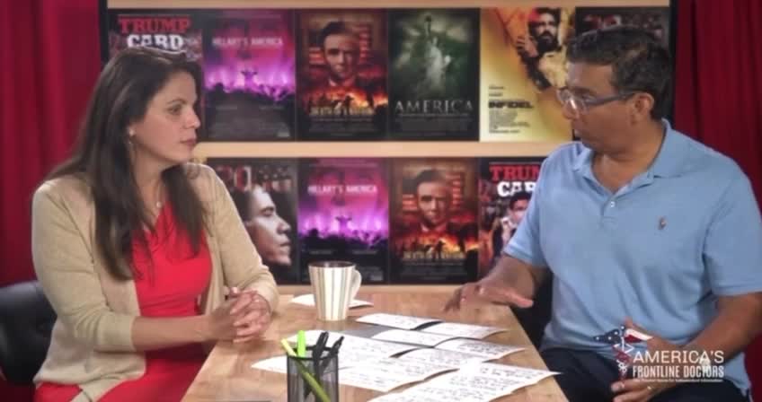 Dr. Simone Gold & Dinesh D'Souza discuss censored COVID-19 treatments & manipulation of vaccines