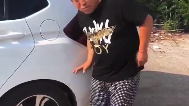 Father trying to make us laugh