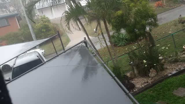 rain at my mums place