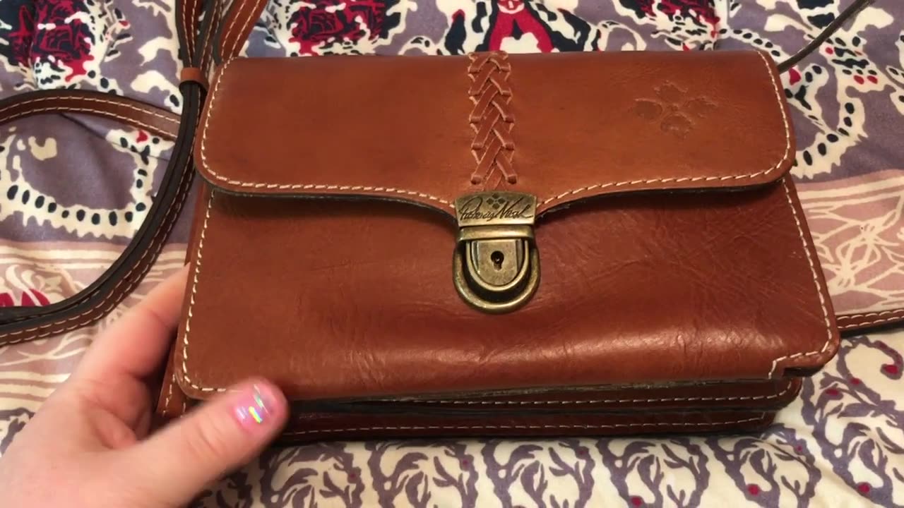 Review on my Patricia Nash Bianco Crossbody Wristlet Organizer Purse Bag