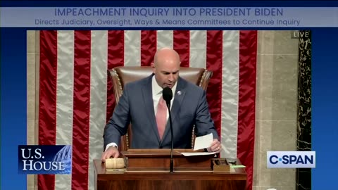 JUST IN - U.S. House votes to formally open an impeachment inquiry into Joe Biden.