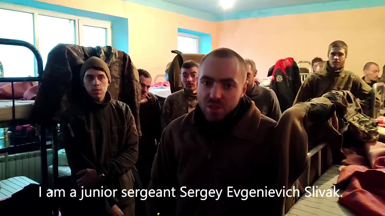 Mariupol, surrendered Azov nationalist fighters described conditions of detention