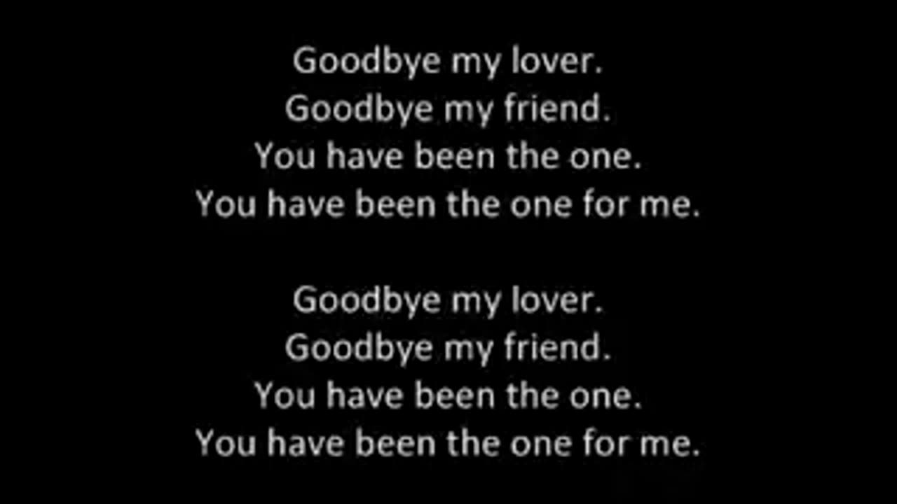 James Blunt Goodbye My Lover