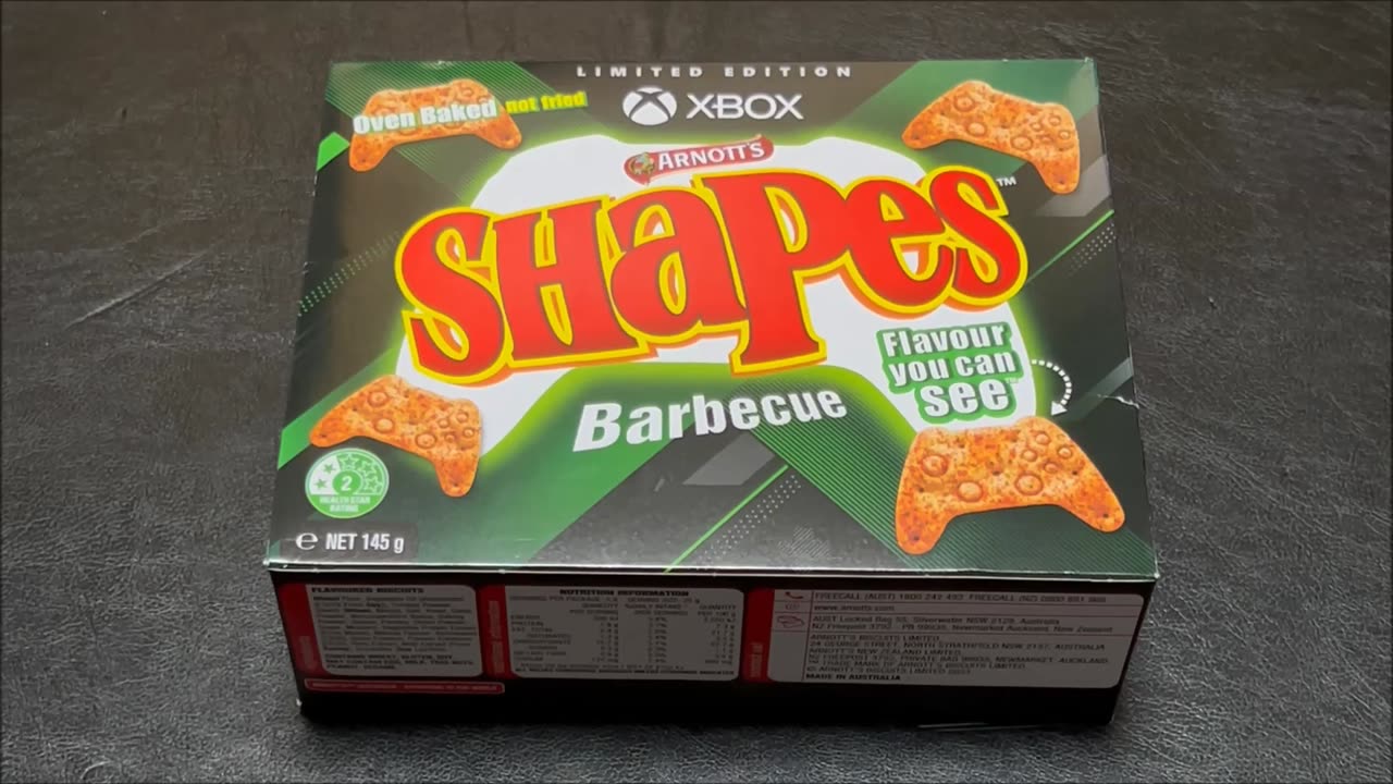 Arnotts Barbecue Shapes Packshot vs Product