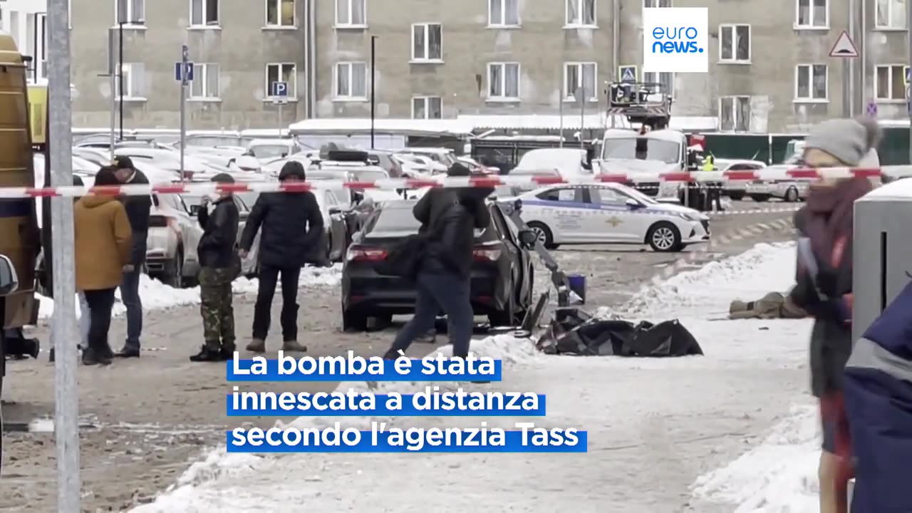 NOTIZIE DAL MONDO Russia,attentato a Mosca,il generale Igor Kirillov ucciso da ordigno nascosto Kiev ha rivendicato l'attacco, che ha ucciso anche l'assistente del generale che aveva esposto i biolaboratori americani in Ucraina