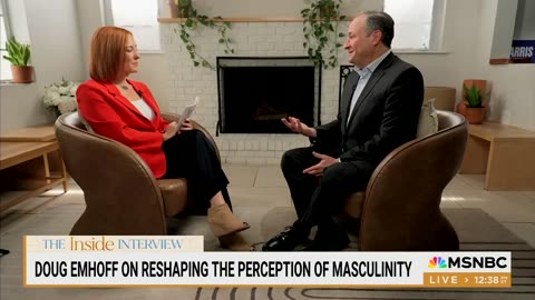 Psaki Asks Emhoff About 'Role' In Reshaping Perception Of Masculinity