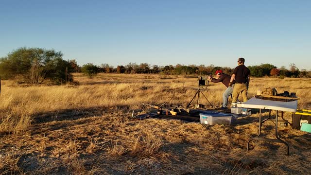 Full Auto belt-fed Texas Style