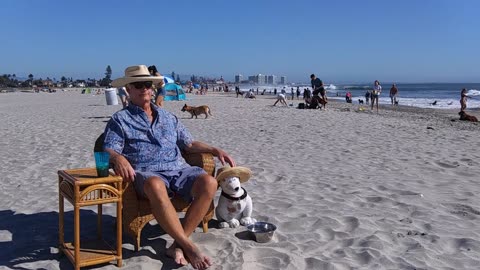 #120 Coronado Dog Beach, Coronado, California.