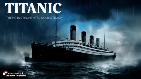 Relaxing titanic theme song instrumental with rain sound / My heart will go on / Astro Insight