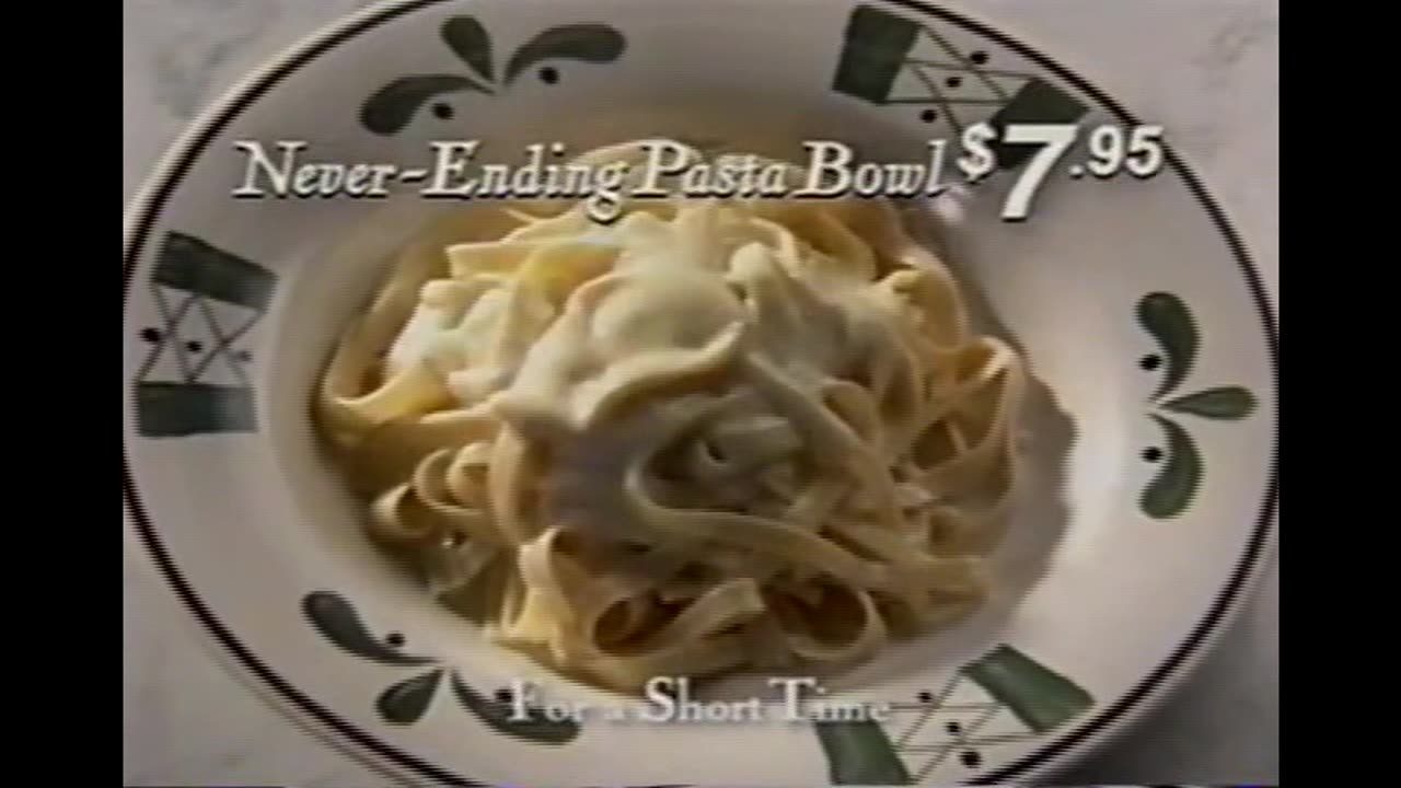 September 30, 2003 - The Never-Ending Pasta Bowl at Olive Garden