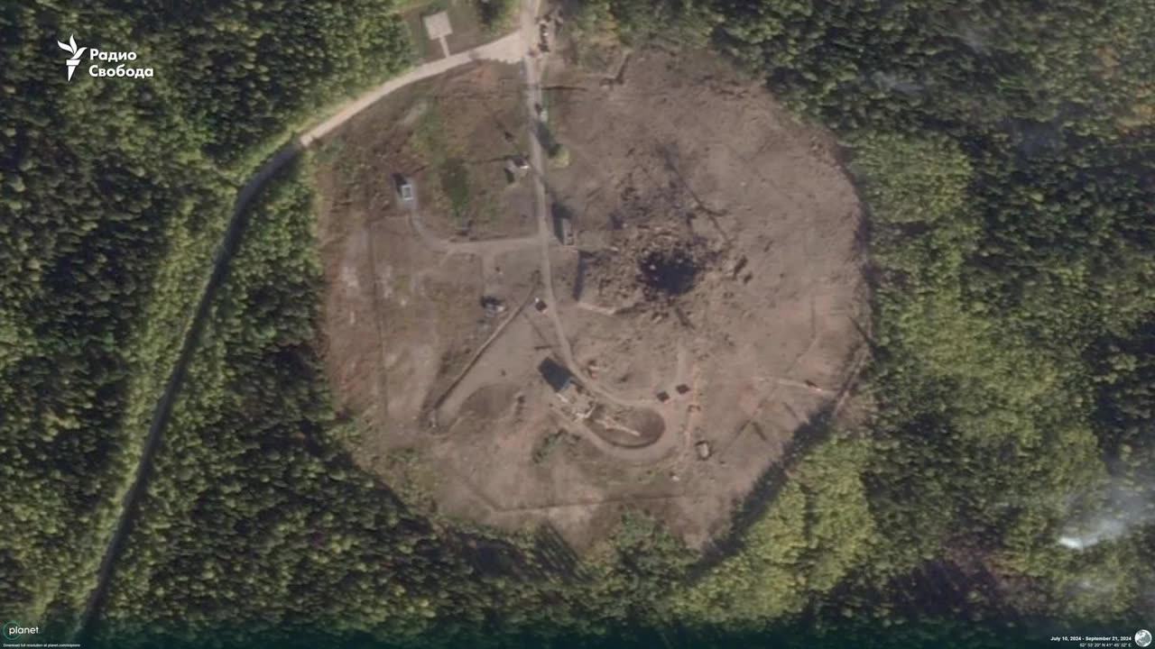 💥👀 This is what the Plesetsk Cosmodrome looks like, where the Sarmat missile