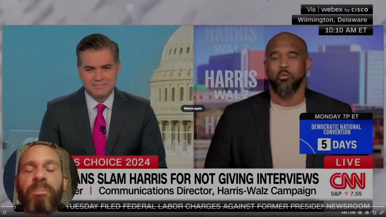 CNN: "Would it kill you guys to have a press conference?" Puts Kamala on notice!