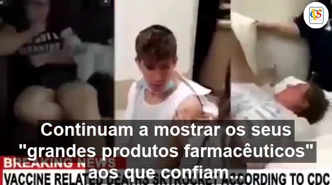 Video impressionante efeitos da vacina covid-19